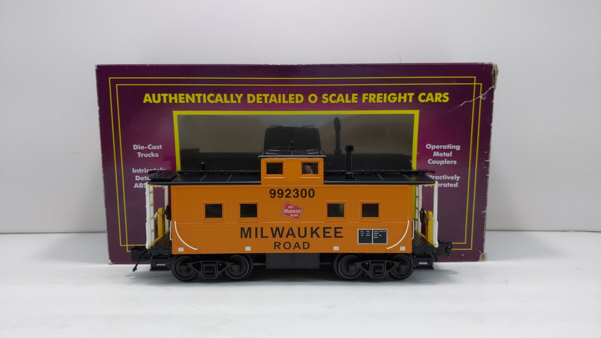 MTH 20-91717 O Milwaukee Road Center Cupola Steel Caboose #992300