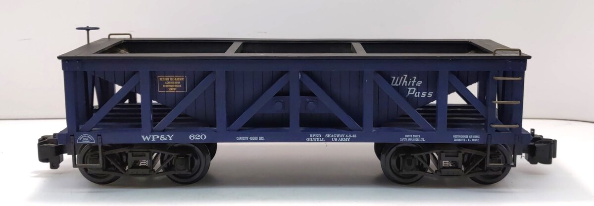Aristo-Craft 81407 G Scale White Pass & Yukon Coal Hopper Car