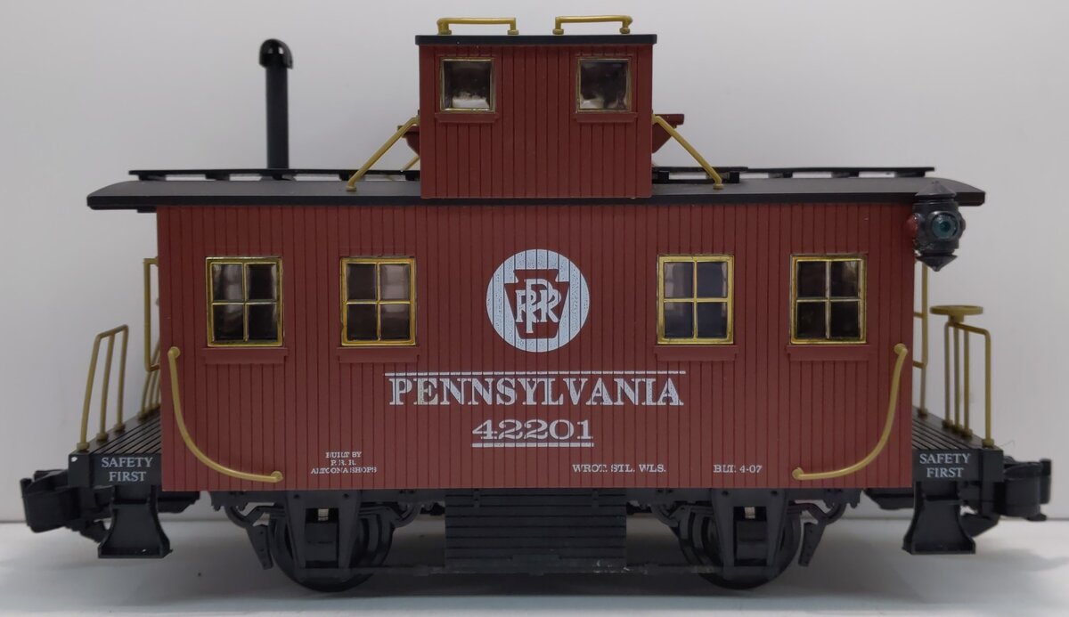 Aristo-Craft 42201 G Scale Pennsylvania Bobber Caboose #980201