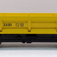 MTH 20-98594 O P&LE Operating Dump Car w/Pipe Load #3320