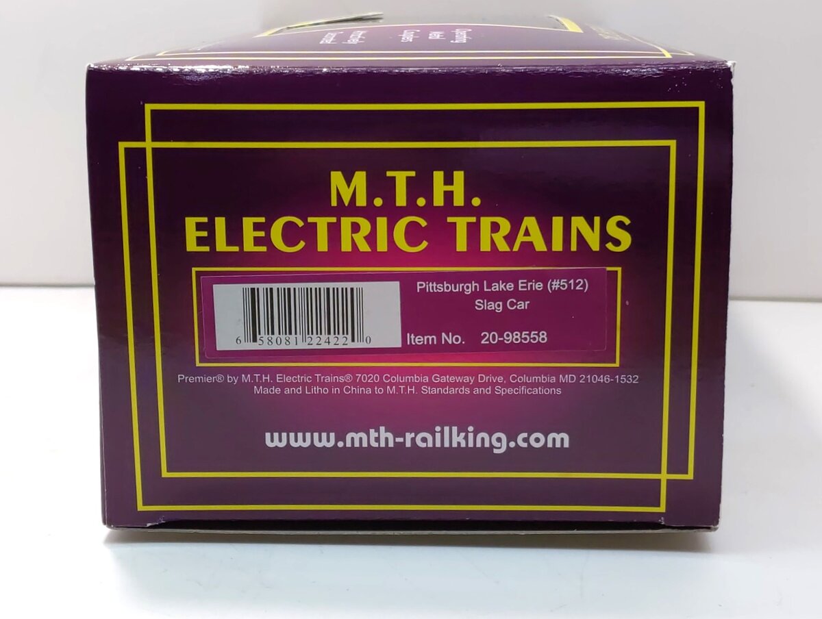 MTH 20-98558 O Pittsburgh & Lake Erie Slag Car #512