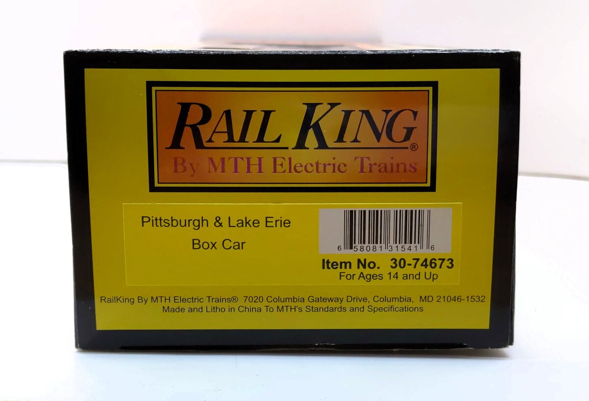 MTH 30-74673 O Pittsburgh & Lake Erie Box Car #36168