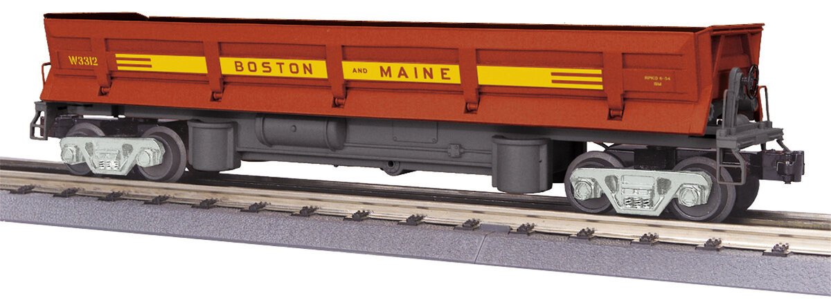 MTH 30-79359  O Gauge Dump Car w/ Operating Bay & Pipe Load # W3312