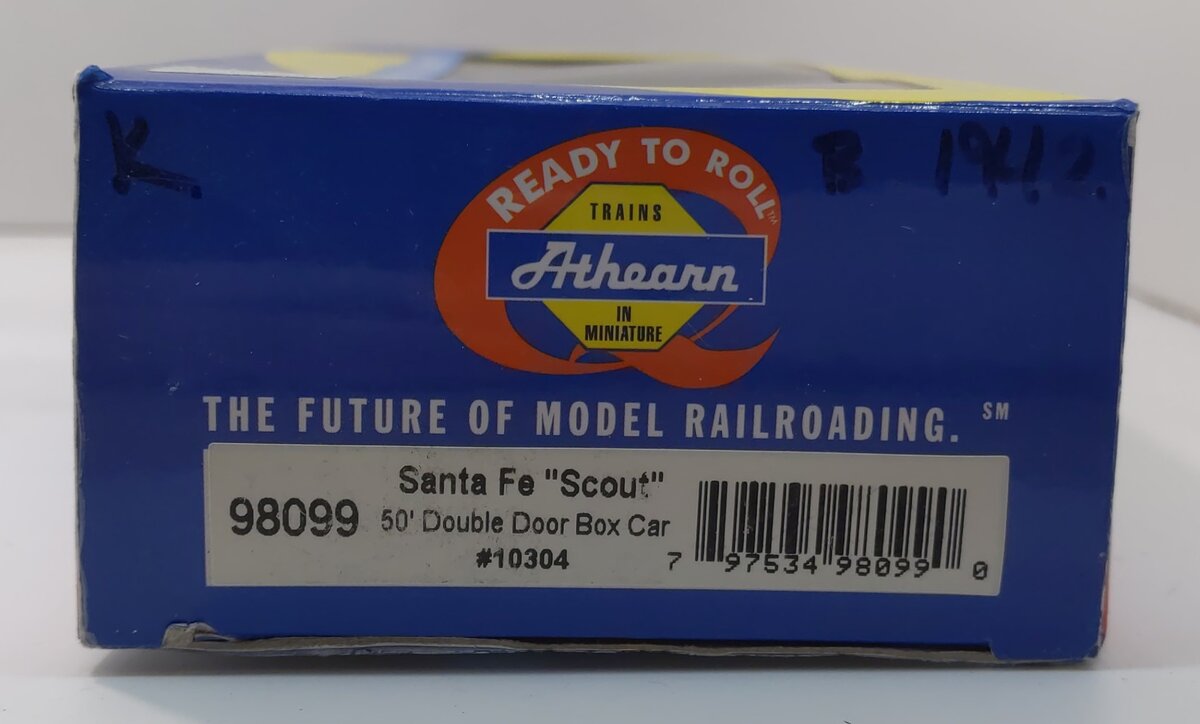 Athearn 98099 HO Scale Atchison Topeka Santa Fe 50' Double Door Box Car #10304