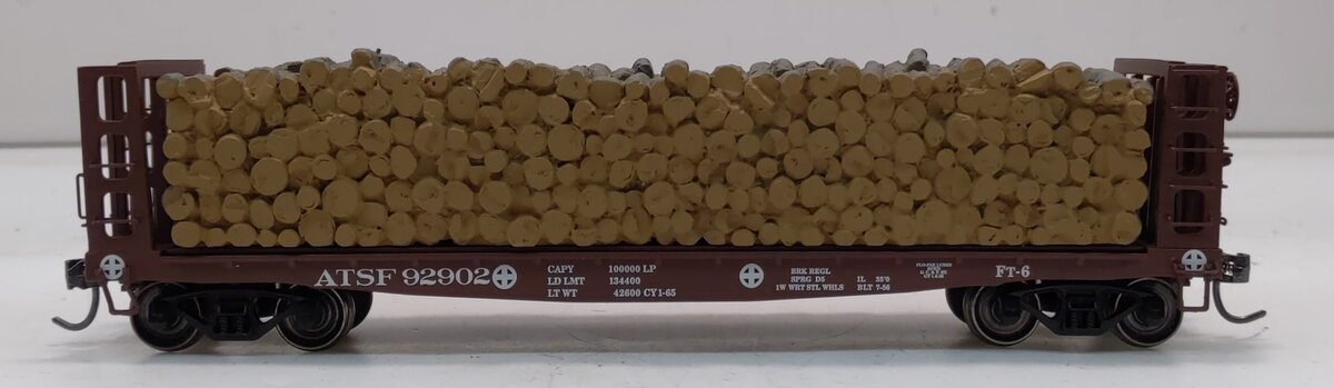 Atlas 20002881 HO Santa Fe Pulpwood Flat Car #92902