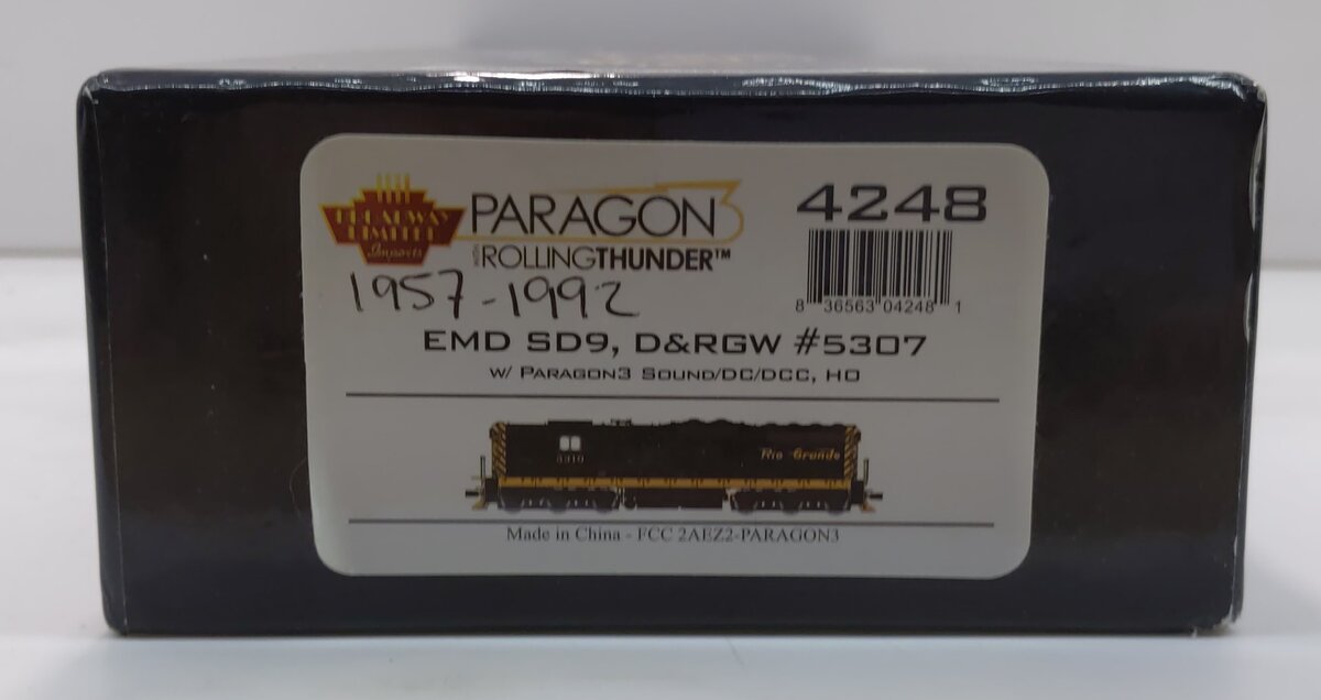 Broadway Limited 4248 HO Denver & Rio Grande Western EMD SD9 Diesel #5307