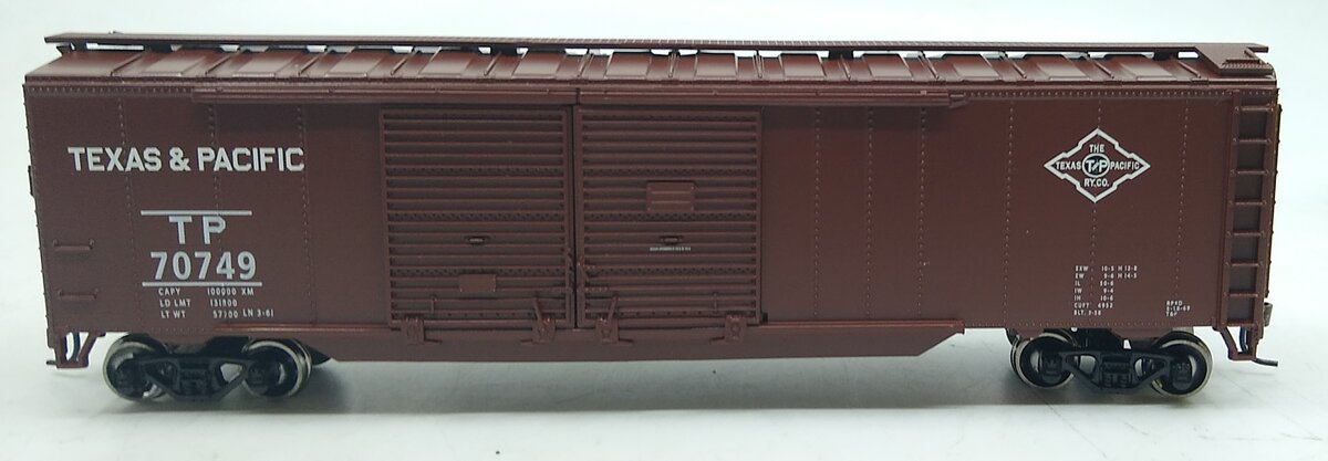 Athearn 92420 HO T&P RTR 50' Double Door Box  #70749