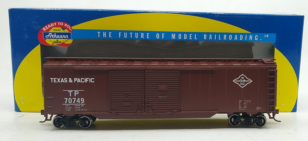 Athearn 92420 HO T&P RTR 50' Double Door Box  #70749
