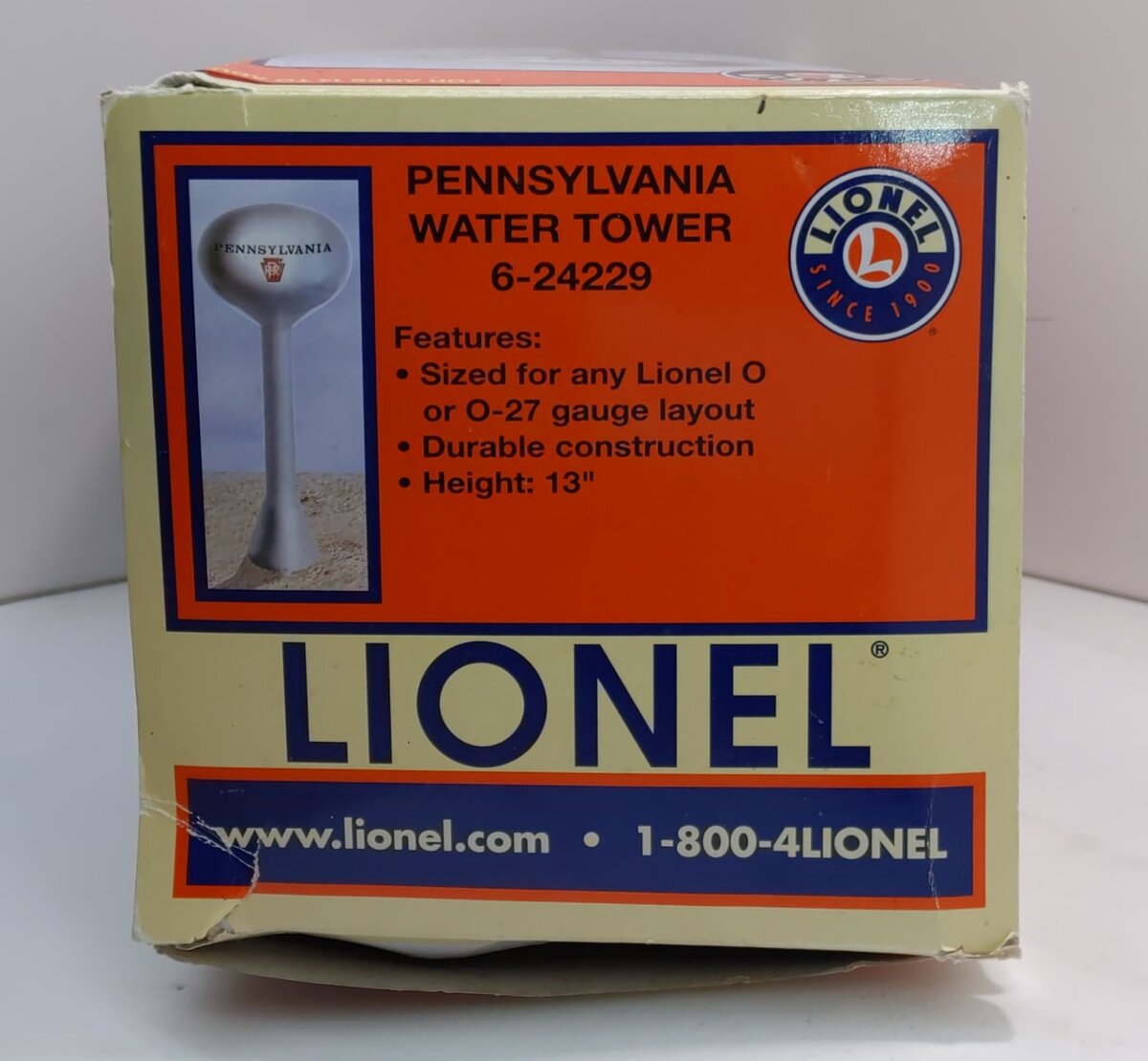 Lionel 6-24229 O Gauge Pennsylvania Water Tower