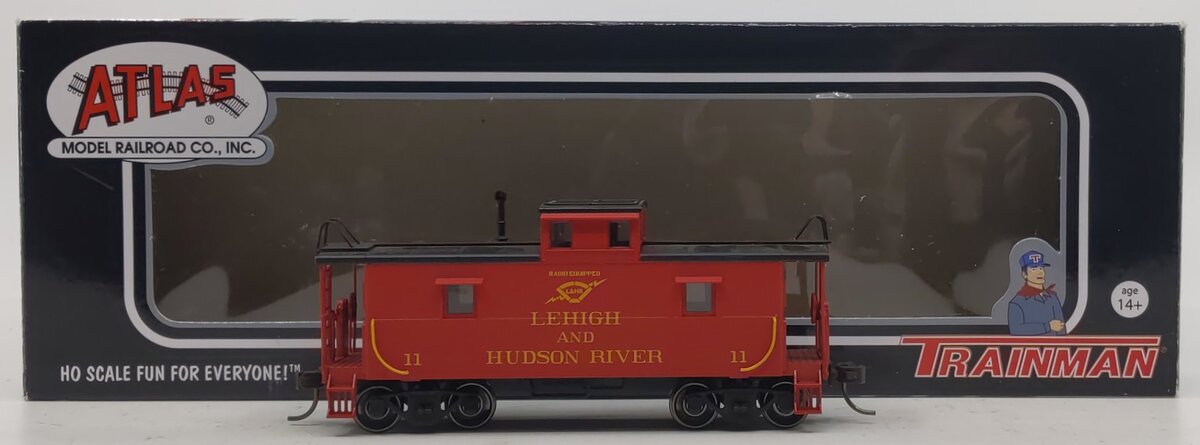 Atlas 20004981 HO Lehigh & Hudson River Trainman C & O Style Cupola Caboose #11