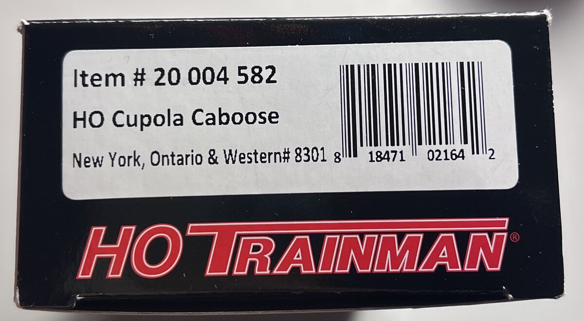Atlas 20004582 HO Scale New York, Ontario & Western Cupola Caboose