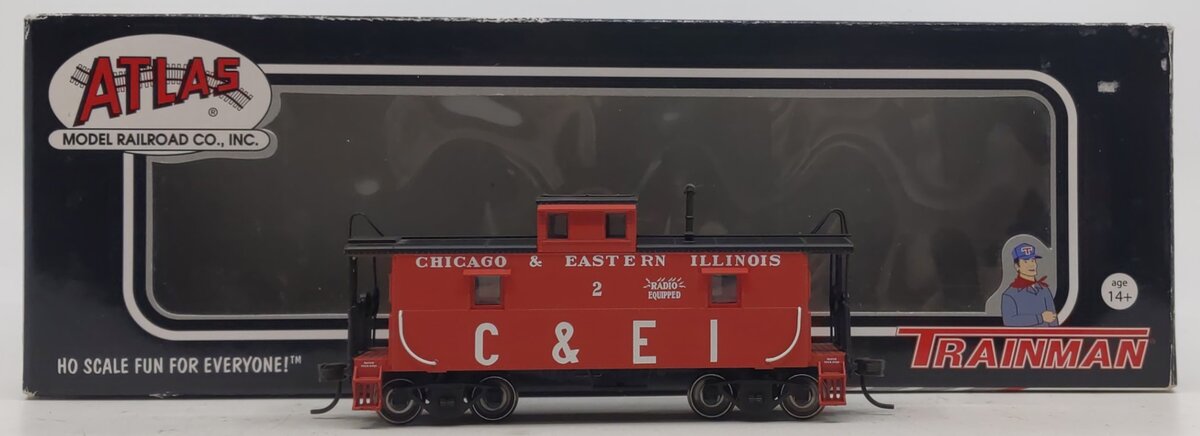 Atlas 11340 HO Chicago & Eastern Illinois Cupola Caboose #2