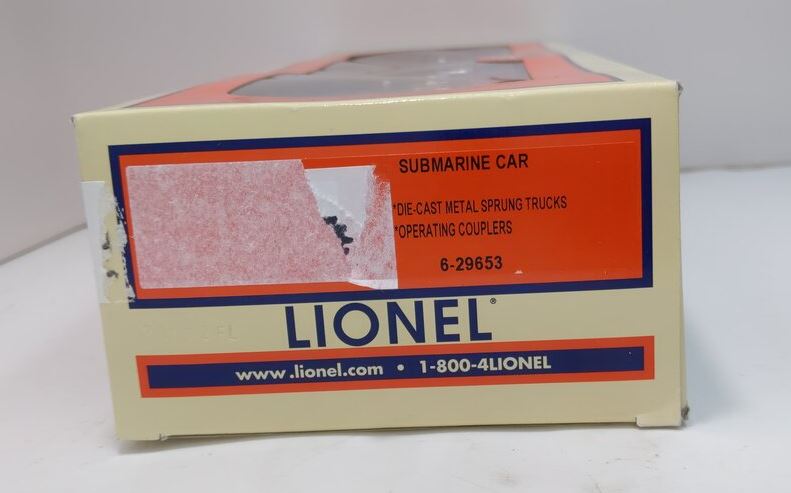 Lionel 6-29653 O Gauge Explorer Transport Flat Car w/ Submarine