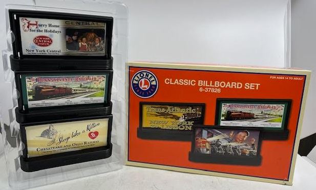 Lionel 6-37826 O Classic Travel Billboard (Set of 3)
