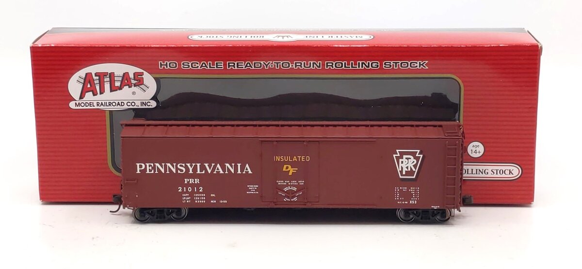 Atlas 20002976 HO Pennsylvania 50' Plug Door Boxcar #21012