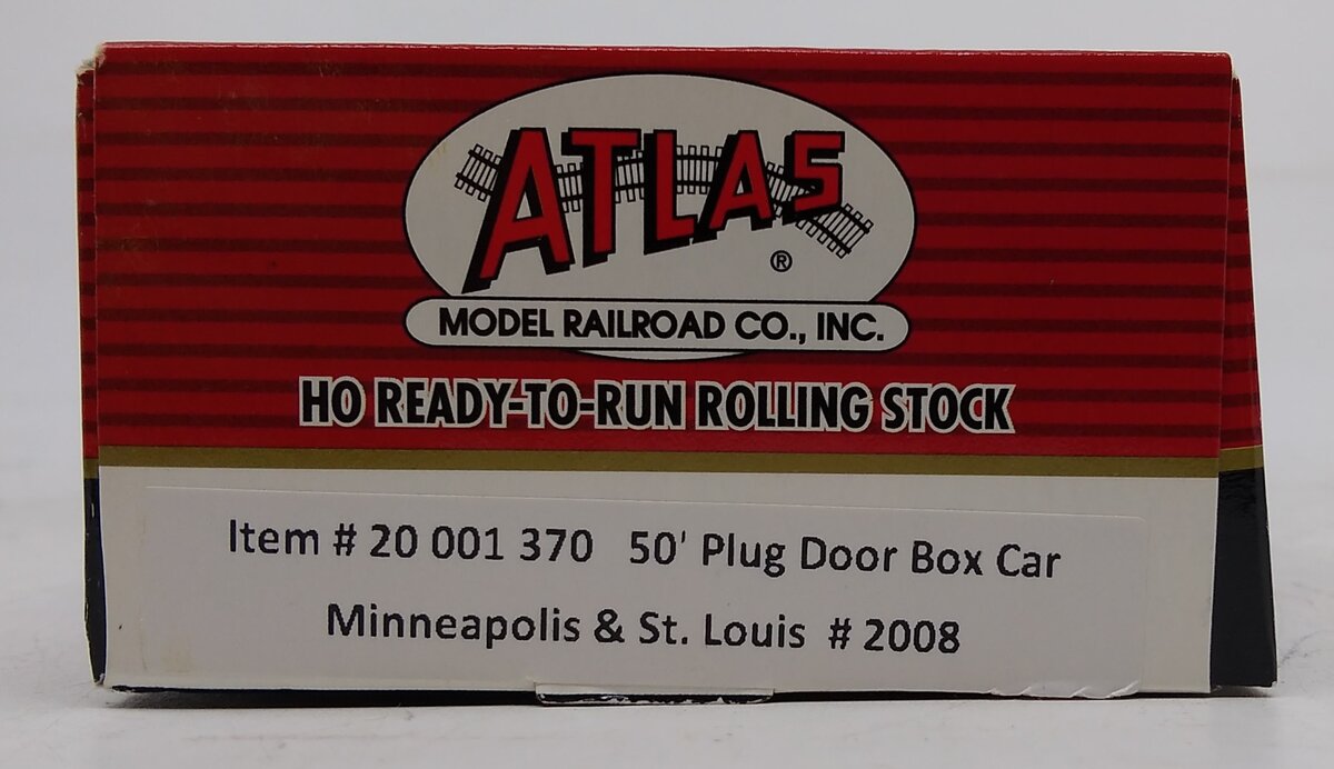 Atlas 20001370 HO Scale M&STL 50' Plug Door Boxcar #2008