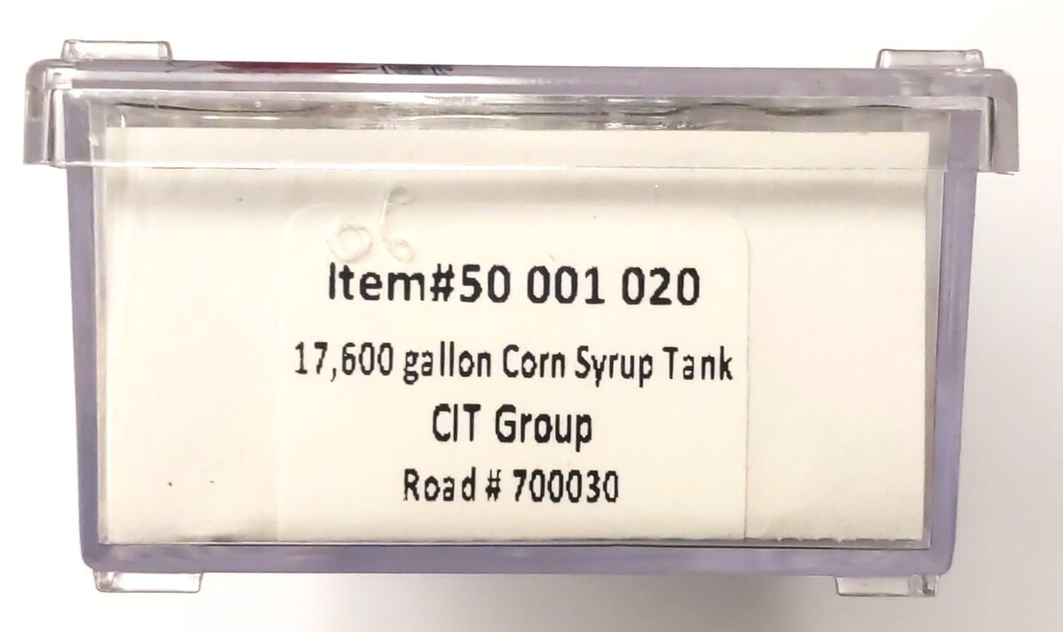 Atlas 50001020 N Scale Corn Syrup Tank CEFX #700030