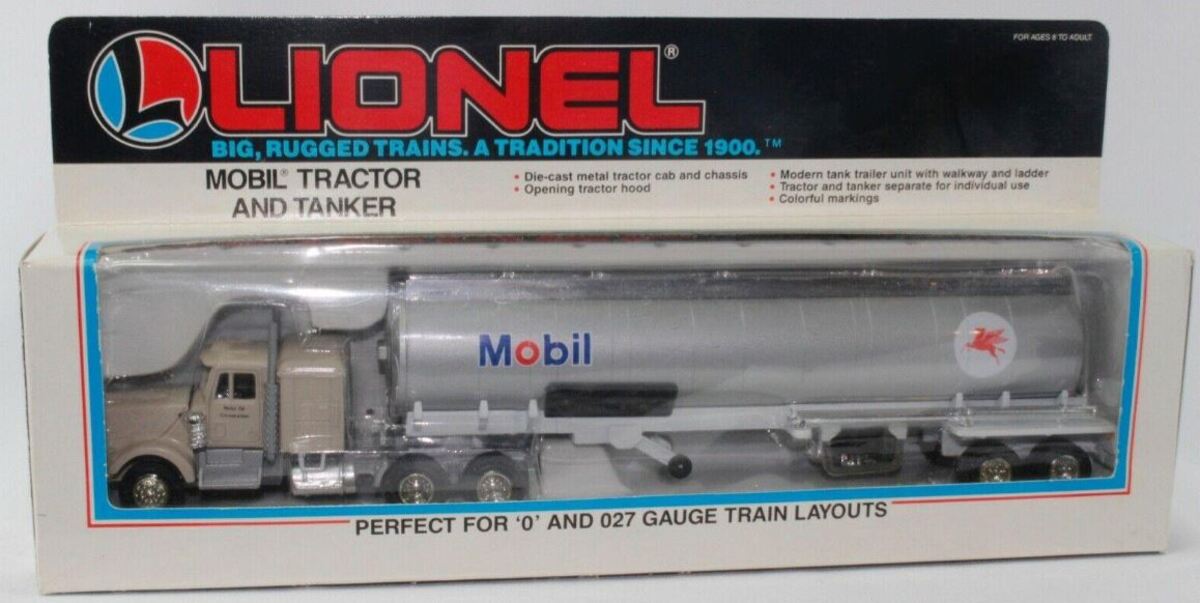 Lionel 6-12808 O Gauge Mobil Tank-Tractor Trailer Truck