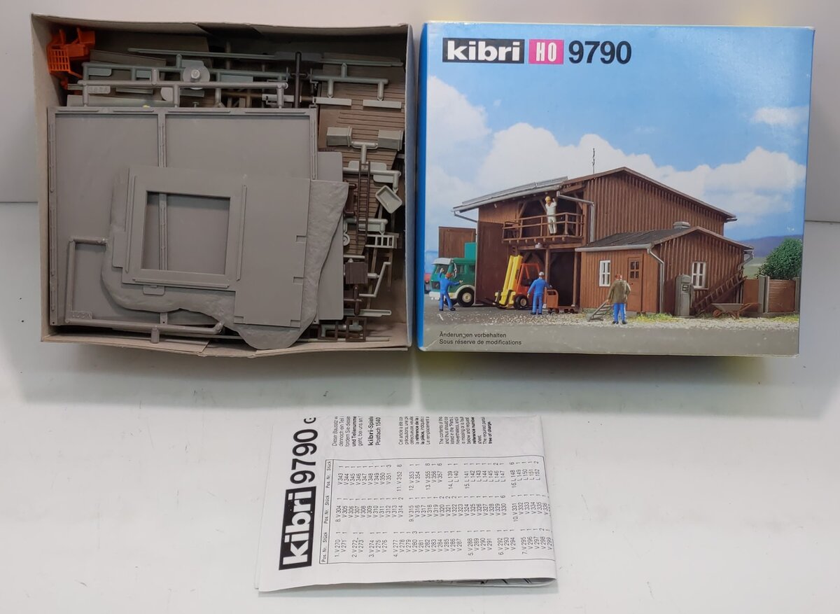 Kibri B-9790 HO Warehouse Building Kit – Trainz
