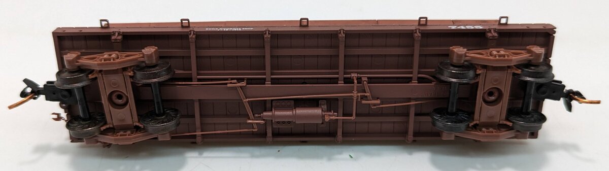 Micro-Trains 85500050 HOn3 RGS 30' Flatcar w/Oil Tank Load #7455