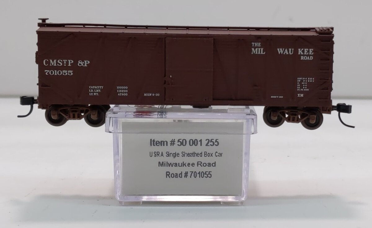 Atlas 50001255 N Milwaukee USRA Single-Sheathed Wood Boxcar #701055