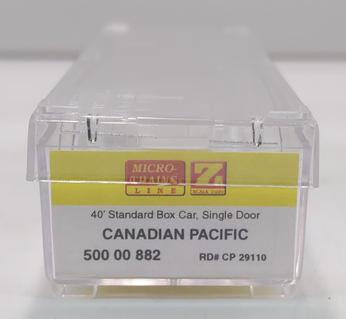 MicroTrains 50000882 Z Canadian Pacific 40' Standard Box Car #29110