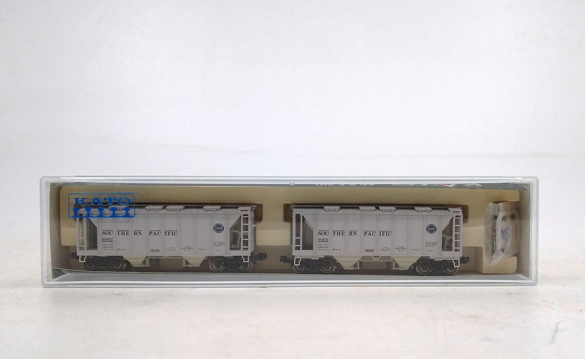 Kato 186-0210 N Scale Southern Pacific ACF 70T Covered Hopper (Set of 2)