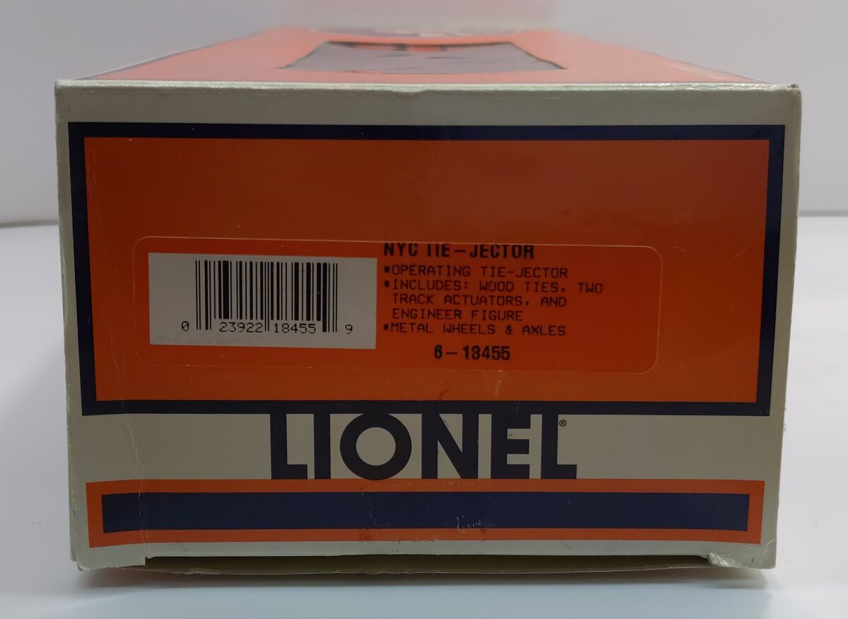 Lionel 6-18455 O Gauge New York Central Operating Tie-Jector Car