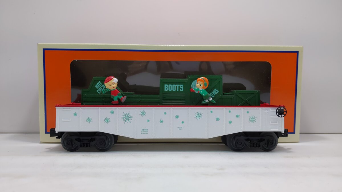 Lionel 1928450 O Snowball Fight Chasing Gondola Car