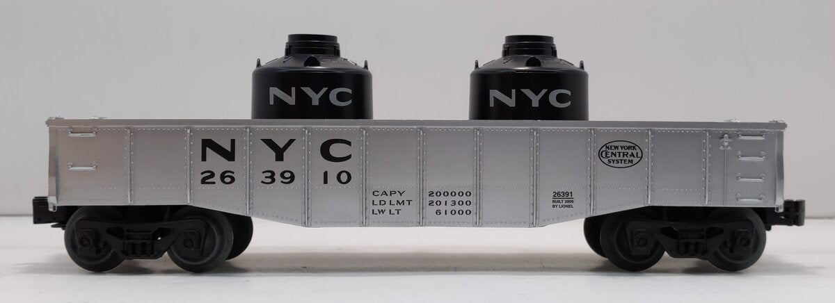 Lionel 6-26391 O NYC Gondola w/Containers