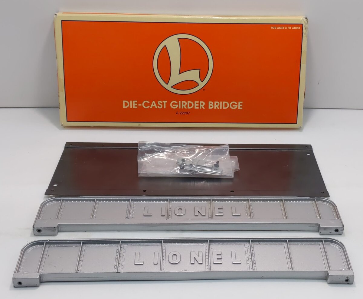 Lionel 6-22907 O Scale Die-Cast Girder Bridge