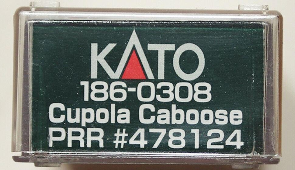 Kato 186-0308 N PRR Cupola Caboose #478124