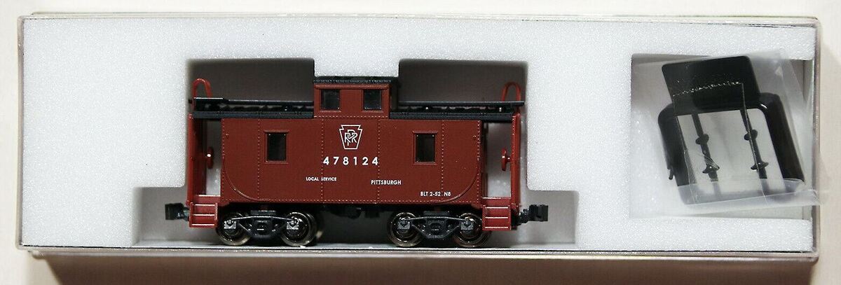 Kato 186-0308 N PRR Cupola Caboose #478124