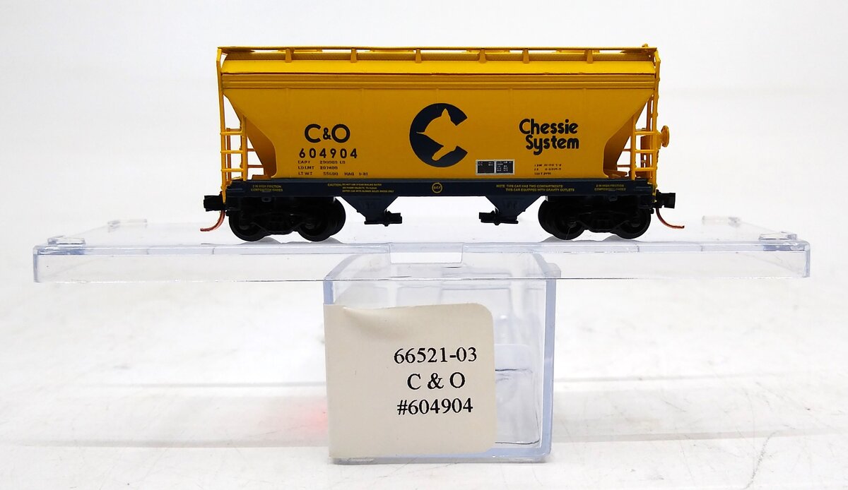 InterMountain 66521-03 N C&O ACF Center Flow 2-Bay Hopper #604904