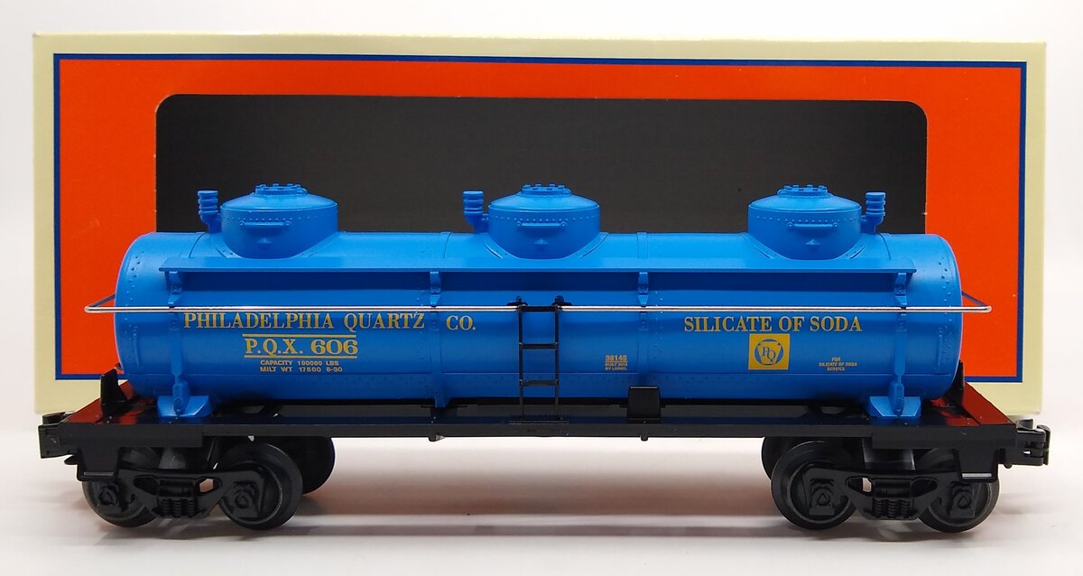 Lionel 6-36145 O Gauge Philadelphia Quartz 3-Dome Tank Car #606