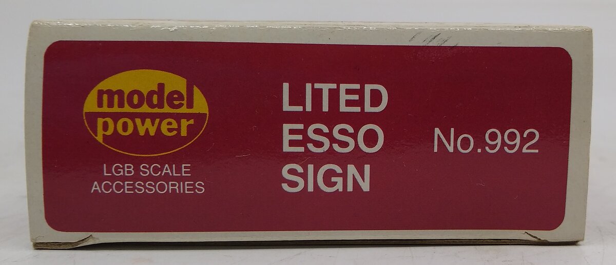 Model Power 992 G Scale Esso Station Sign