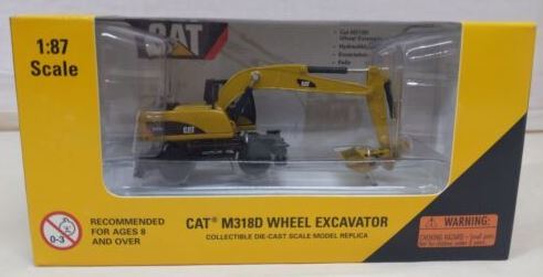 Norscot 55177 HO Caterpillar(R) M318D Wheel Excavator Construction Vehicle
