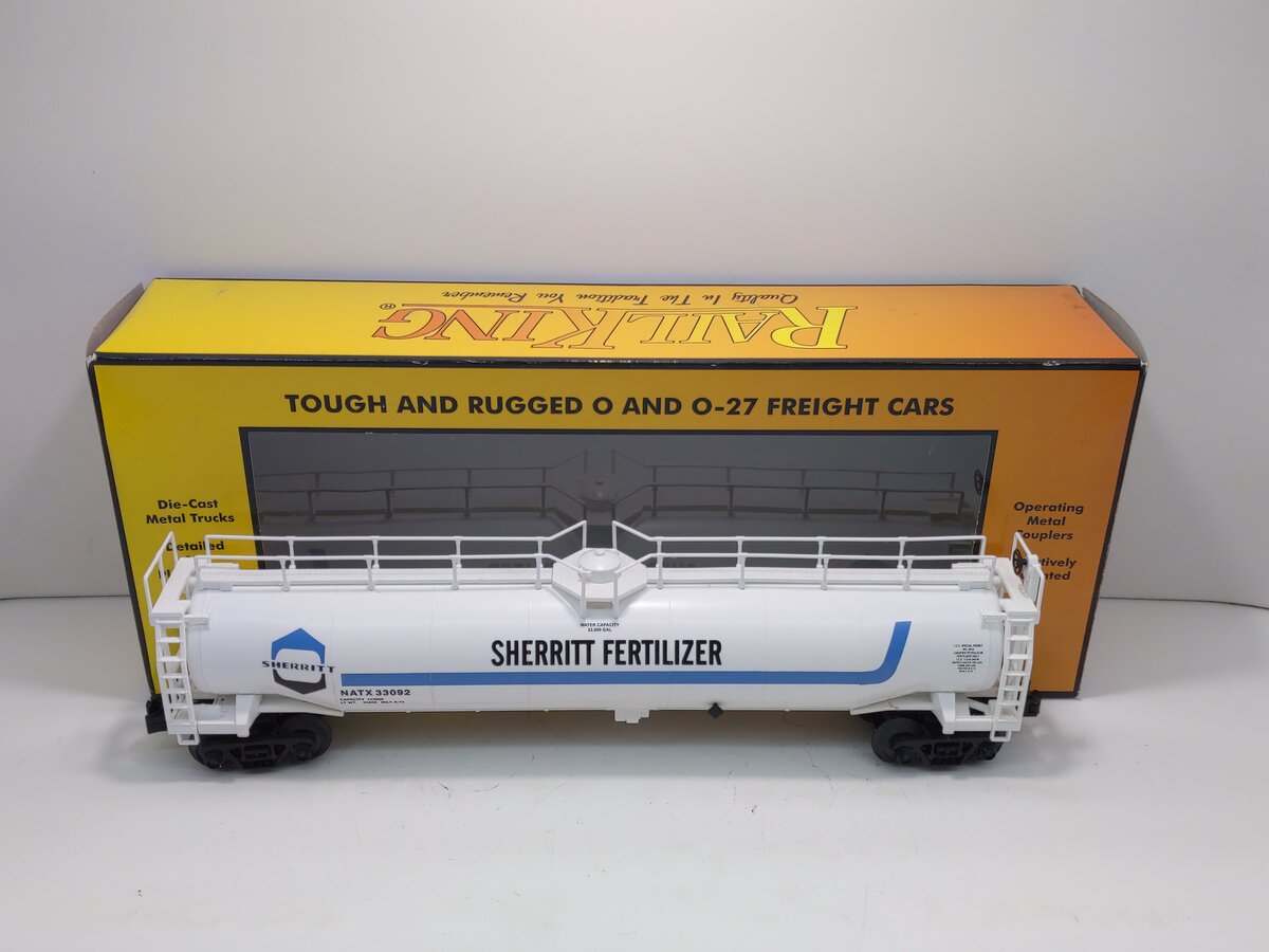 MTH 30-73305 O Gauge Sherritt 33,000 Gallon Tank Car #33092