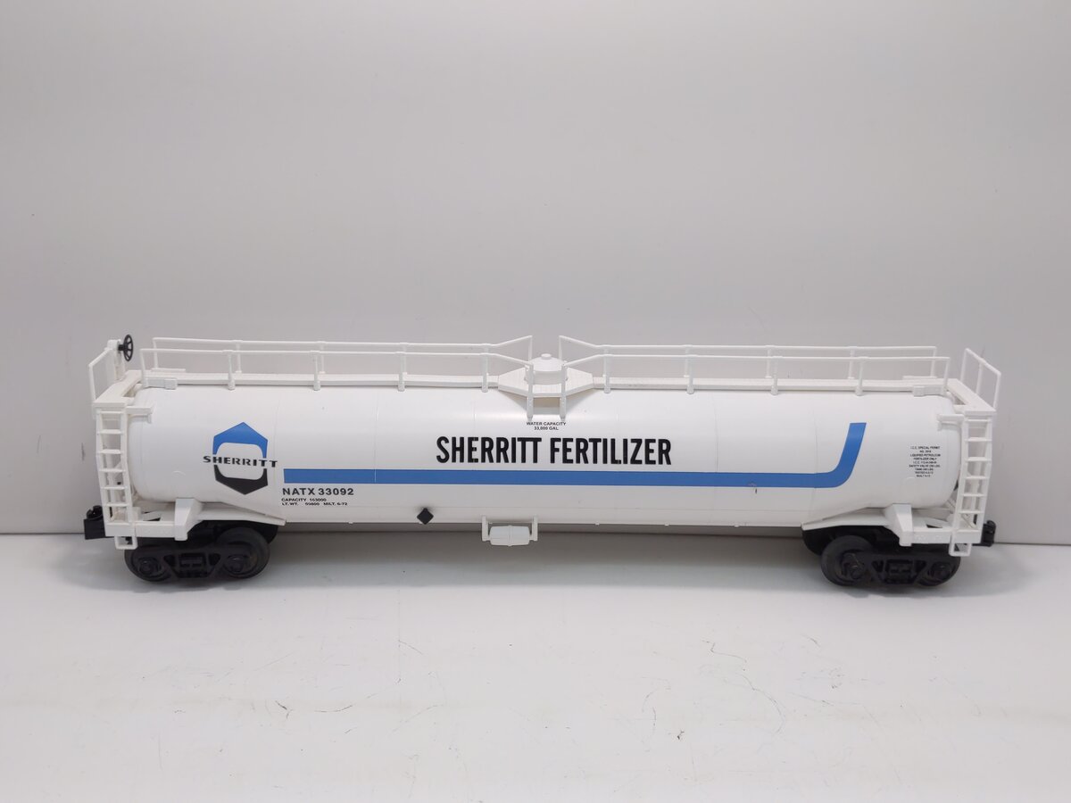 MTH 30-73305 O Gauge Sherritt 33,000 Gallon Tank Car #33092