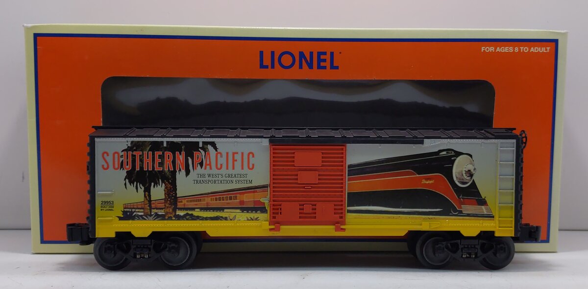 Lionel 6-29953 O Gauge Southern Pacific Railroad Art Boxcar #4
