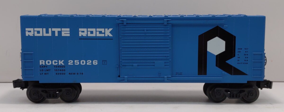 Lionel 6-25026 O Gauge Rock Island Boxcar