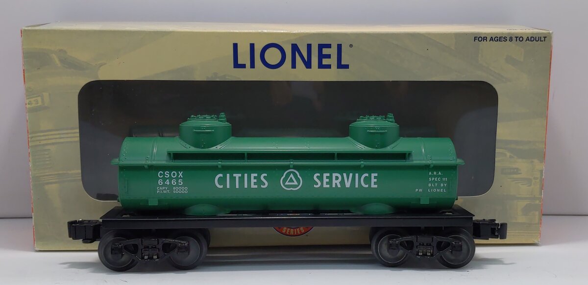 Lionel 6-29617 PWC #6465 Cities Services Tank Car V2
