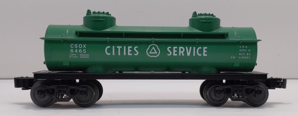 Lionel 6-29617 PWC #6465 Cities Services Tank Car V2