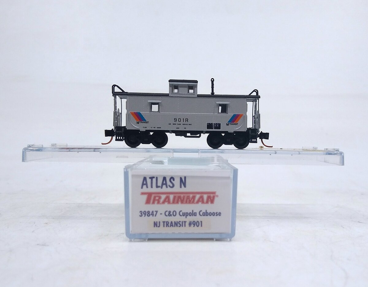 Atlas 39847 N Trainman Cupola Caboose, NJT #901