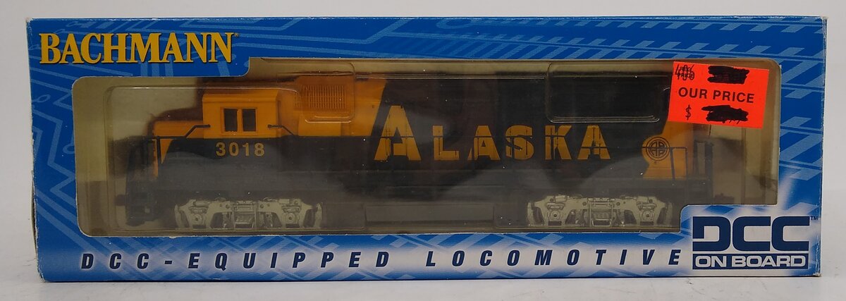 Bachmann 60348 HO Alaska EMD GP40 Diesel Locomotive w/DCC #3015