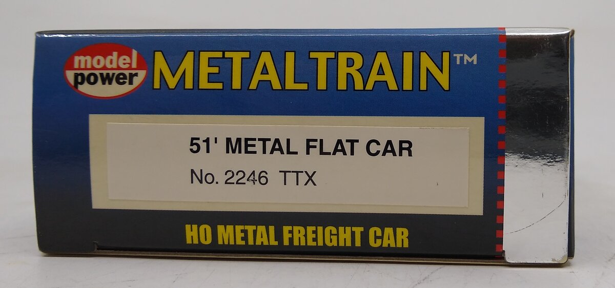 Model Power 2246 51' Metal Flat Car TTX #140181