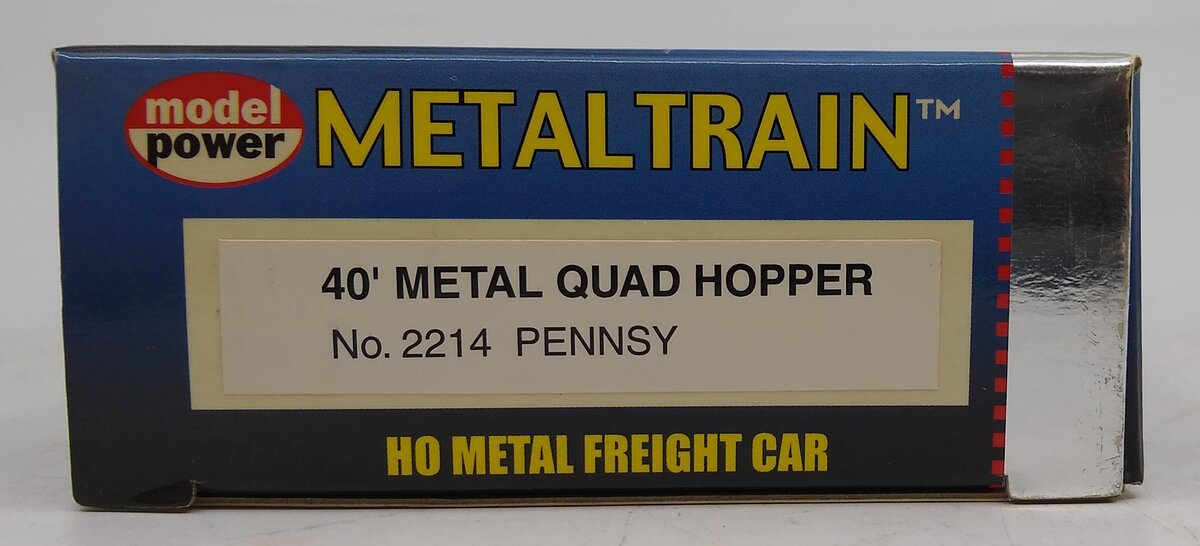 Model Power 2214 HO Pennsylvania 40' Metal Quad Hopper #5911