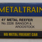 Model Power 2226 HO BAR 41' Metal Reefer #2527