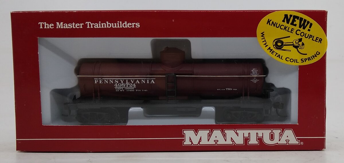 Mantua 732520 HO PRR 40' Single Dome Tank Car RTR # 498724