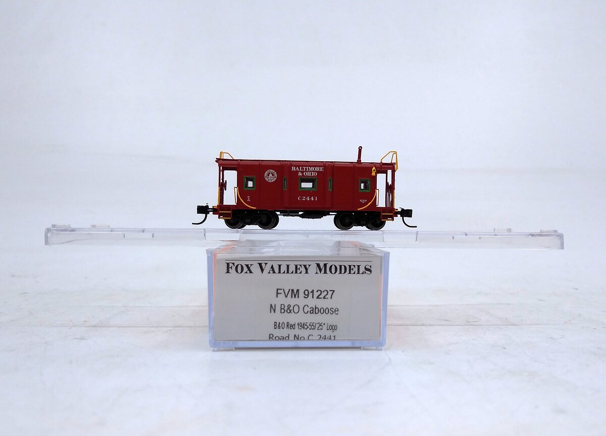 Fox Valley Models 91227 N Scale B&O Caboose C2441